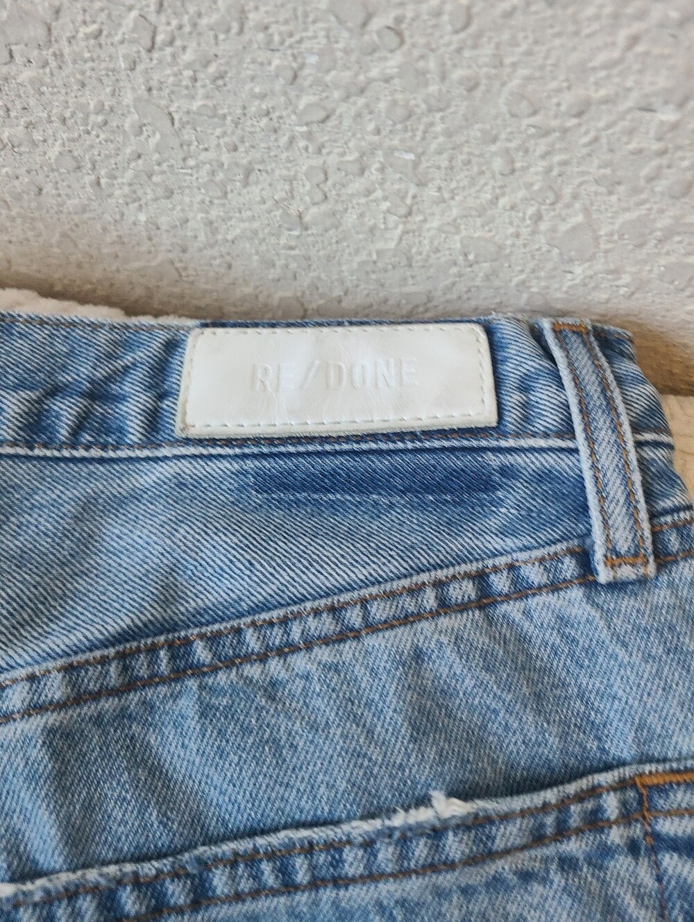 Re/Done 90s Crop Low Slung Jeans Women's Size 31 - Picture 6 of 16
